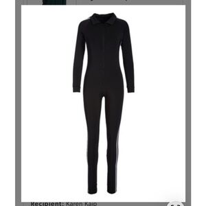 Size Small God Shield Black Long Sleeve Jumpsuit